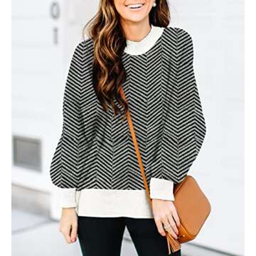 ETCYY Women's Oversized Pullover Sweater for Fall 2025