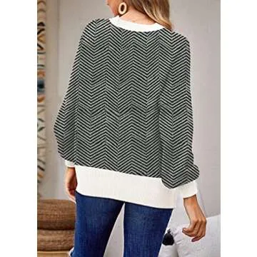 ETCYY Women's Oversized Pullover Sweater for Fall 2025