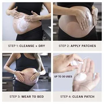 Pregnancy Stretch Mark Prevention with Dermaclara Patch