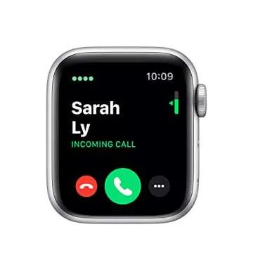 Apple Watch Series 5 (GPS + Cellular, 40mm) - Silver Aluminum Case with White Sport Band