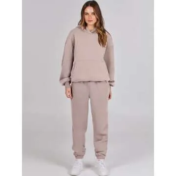 Stylish ANRABESS Women's Y2K Oversized Tracksuit Set