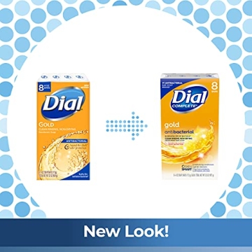 Dial Antibacterial Bar Soap Gold 8 Count Pack of 4