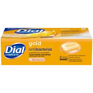 Dial Antibacterial Bar Soap Gold 8 Count Pack of 4