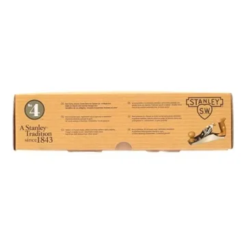 Stanley 112136 No.4 Premium Bench Plane for Woodworking