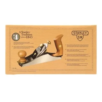 Stanley 112136 No.4 Premium Bench Plane for Woodworking