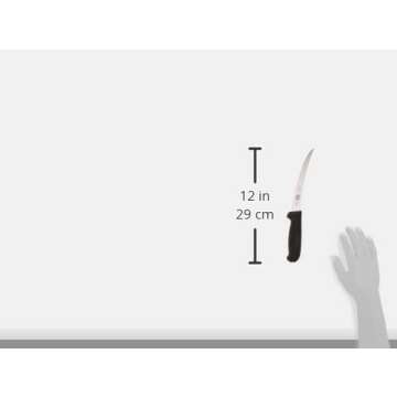 Victorinox 6 Inch Curved Fibrox Pro Boning Knife with Semi-stiff Blade