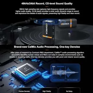 COMICA Vimo Q Four-Channel Mini Wireless Microphone System