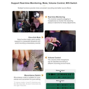 COMICA Vimo Q Four-Channel Mini Wireless Microphone System