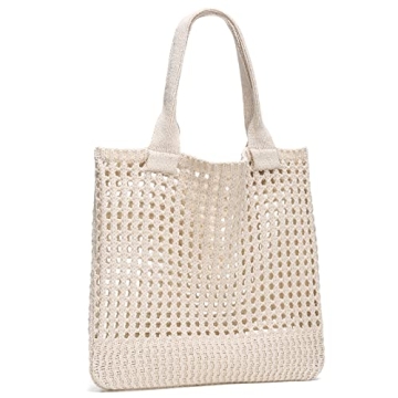 CATMICOO Crochet Beach Tote: Stylish Summer Bag