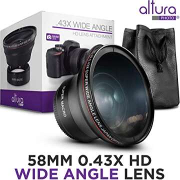 0 43x Altura Professional Ultra Wide Angle Lens