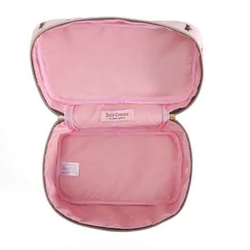 Juicy Couture Light Pink Terry Velour With Printed Tpr Art Trian Bag