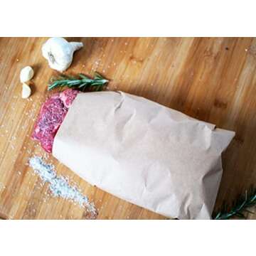 USA Brown Butcher Paper Kraft Roll - 18" x 1200" (100ft) - Food Grade – Great Smoking Wrapping Paper for Meat of all Varieties– Made in USA– Unwaxed and Uncoated (Brown - 18"x100')