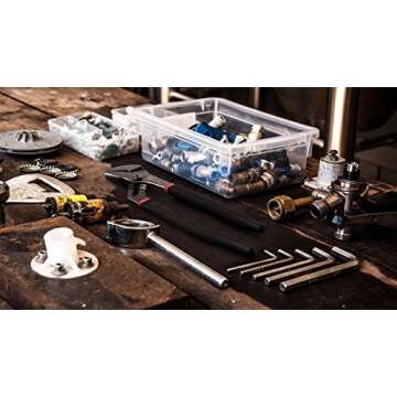 Bastex 12 inch Tongue and Groove Joint Plier, Straight Jaw with Cushion Grip, Lock Pliers