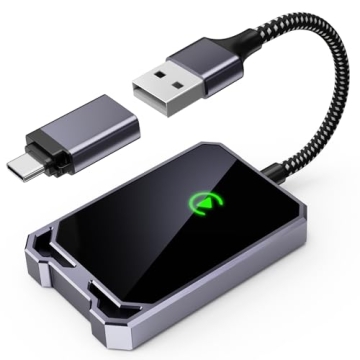 EZUISVE Wireless Carplay Adapter Carplay Wireless Adapte 2024 Upgrade Convert OEM Wired to Wireless ...