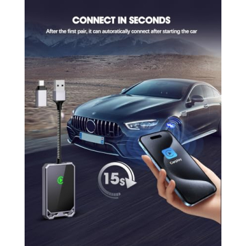 EZUISVE Wireless Carplay Adapter Upgrade Your Driving Experience