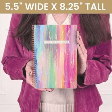 bloom daily planners 2024-2025 Academic Year Day Planner (July 2024 - July 2025) - 5.5” x 8.25” - A5 Weekly & Monthly Agenda Organizer Book with Stickers - Creating A Life I Love