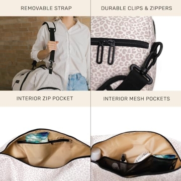 Stylish Jadyn 22" Duffel Bag with Shoe Pocket for Travel