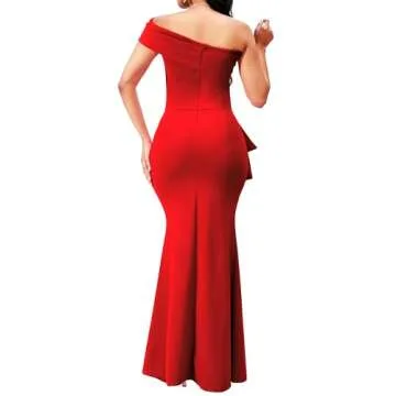Elegant Red Formal Dress for Women - Stylish & Comfortable