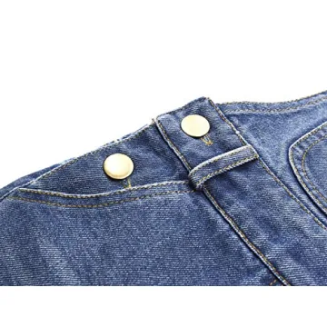 KIDSCOOL SPACE Stylish Baby Denim Overalls for 3-4 Years