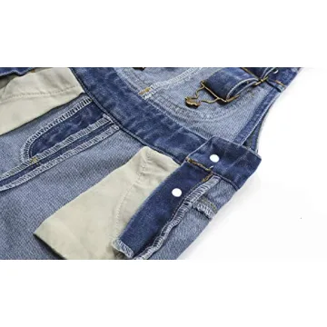 KIDSCOOL SPACE Stylish Baby Denim Overalls for 3-4 Years