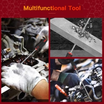 Vutim 8 Piece Automotive Tool, Pick Set, Precision Oil Seal Pick Tool, Mechanical Device Pick for Lock Pick Set, Lock Keys, Pick to Remove Hoses and Gaskets, Pick, Seal Puller