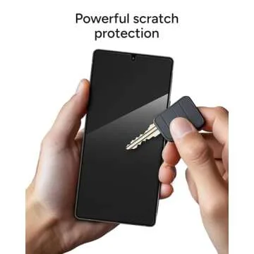 ZAGG Glass+ Samsung Galaxy S25+ Screen Protector – Extreme Impact & Shatter Protection, Scratch-Resistant, Smudge-Resistant, Fingerprint Scanner Compatible, InvisibleShield, Easy Installation