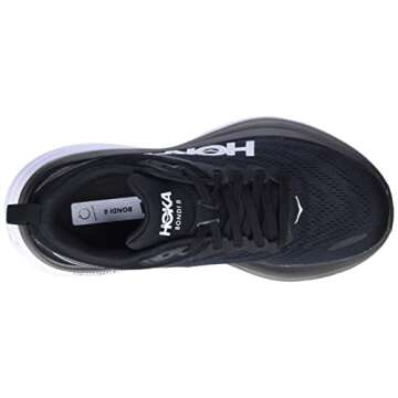 HOKA ONE ONE Women's Running Shoes - Trendy Comfort in Black/White