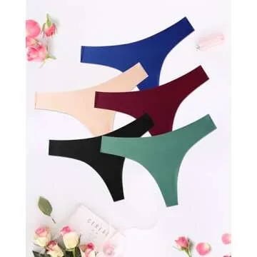 UGDUCK Seamless Thongs for Women - Comfortable No Show Design