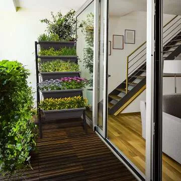 Vertical Raised Garden Bed - 5 Tier Planter Box