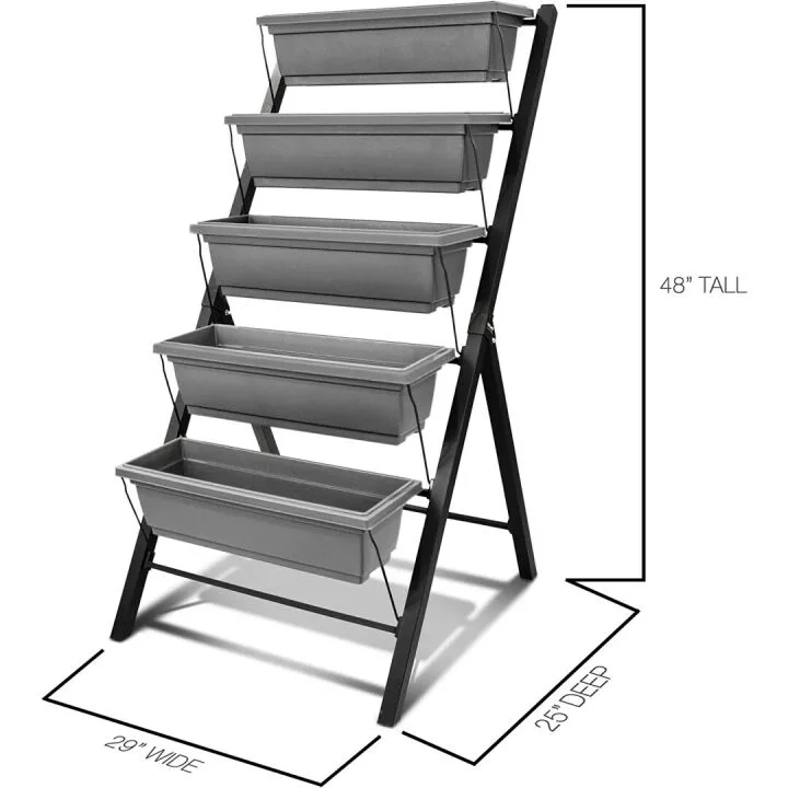 Vertical Raised Garden Bed - 5 Tier Planter Box