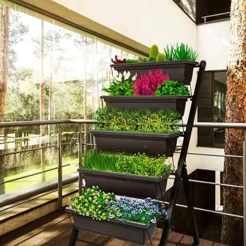 Vertical Raised Garden Bed - 5 Tier Planter Box