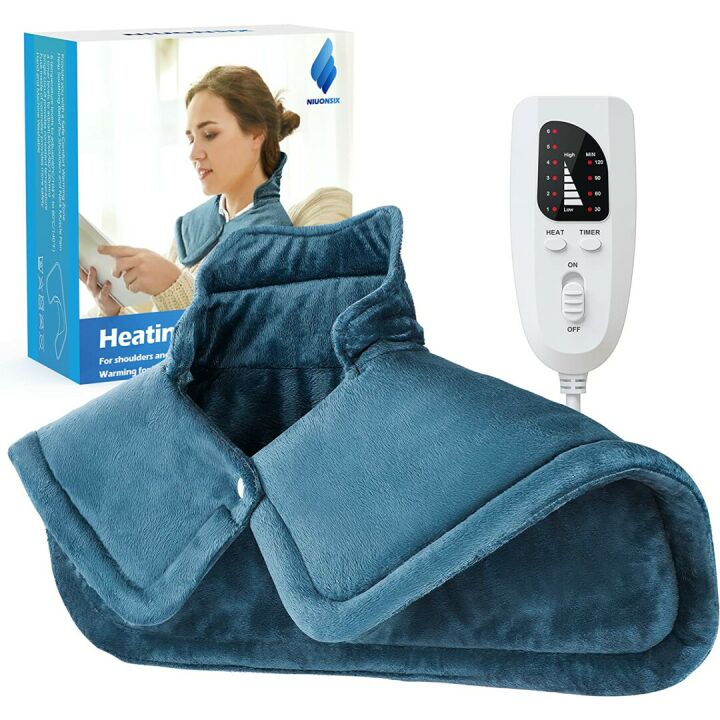 Weighted Neck Heating Pad for Pain Relief & Comfort