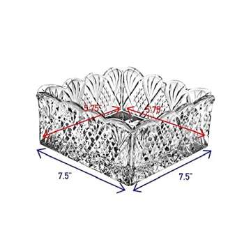 Godinger Dublin Napkin Holder,Transparent 7-1/2 by 4-1/2 by 7-1/2 inches