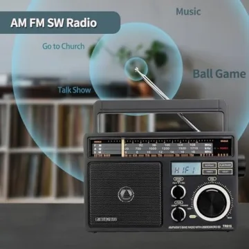 Retekess TR618 Portable Multi-Band Radio with USB Support