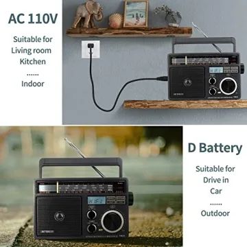 Retekess TR618 Portable Multi-Band Radio with USB Support