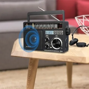 Retekess TR618 Portable Multi-Band Radio with USB Support