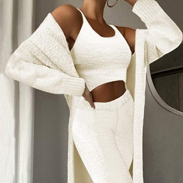 VamJump Comfortable Lounge Set for Women - 3 Piece Outfit