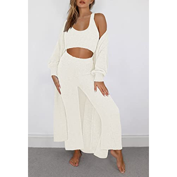 VamJump Comfortable Lounge Set for Women - 3 Piece Outfit