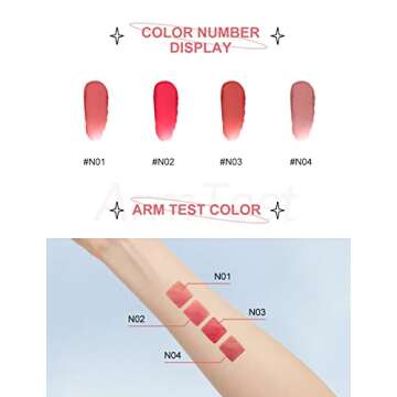 INTO YOU Matte Lipstick for Long Lasting Lip Color