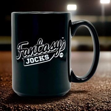 FANTASYJOCKS Fantasy Football Coffee Mug 15oz Bold Durable
