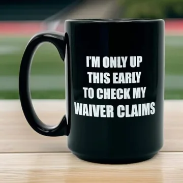 FANTASYJOCKS Fantasy Football Coffee Mug 15oz Bold Durable