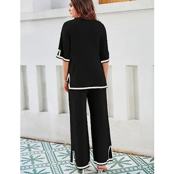 Stylish Tanming Women 2 Piece Lounge Set Comfortable Chic