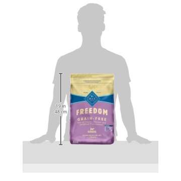Blue Buffalo Freedom Grain-Free Adult Dry Cat Food, Complete & Balanced Nutrition for Indoor Cats, Made with Natural Ingredients, Chicken Recipe, 11-lb. Bag