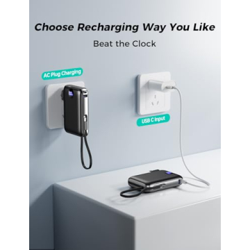 All-In-One Portable Charger with Fast Charging & Display