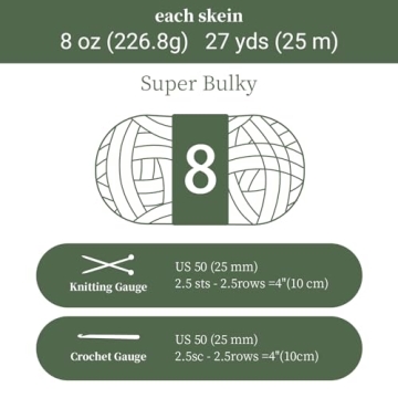 BALAPET Jumbo Chenille Yarn 8 Pack Soft Yarn for Crafts