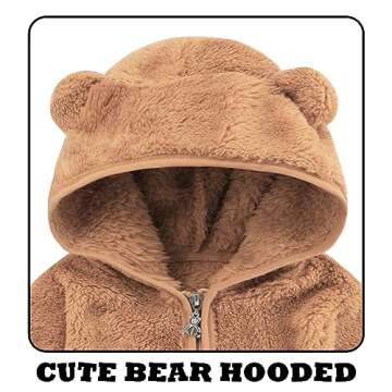 AIMISYOU baby jackets for 6 9 12 months infant boys girls winter coat warm flecee clothes