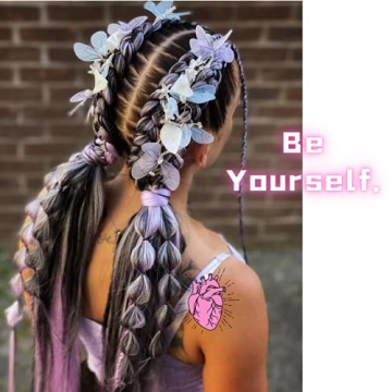 Light Purple Pre Stretched Braiding Hair - Vibrant & Comfortable