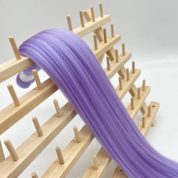 Light Purple Pre Stretched Braiding Hair - Vibrant & Comfortable