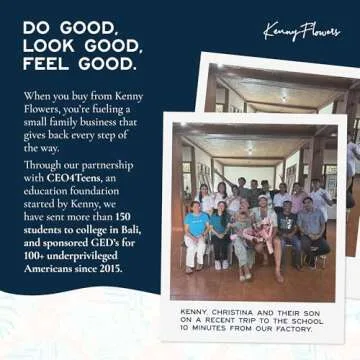 Kenny Flowers - Casa Blanca Short Sleeve Button Down Shirt - Men's Premium White Linen Shirt - Regular & Relaxed Fit, Hand-Made in Bali - Perfect for Casual Summer Beach Days, Vacations, and Wedding