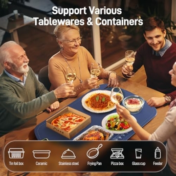 COLDFILL Electric Warming Tray with 8 Temp Settings